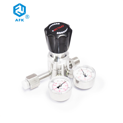 AFK Regulator ciśnienia ze stali nierdzewnej 1/4NPT Wysokie ciśnienie 4000psi z wylotem wlotowym CGA320