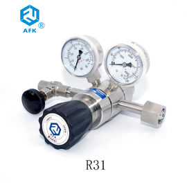 Wysokiej jakości dwustopniowy wysokociśnieniowy regulator ciśnienia gazu ze stali nierdzewnej z CGA580