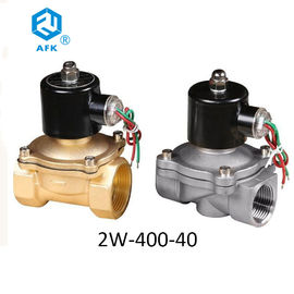 2W-400-40 Zawór elektromagnetyczny wody DN40 Mosiądz 1,5 cala 110 220 V Bezpośrednie działanie