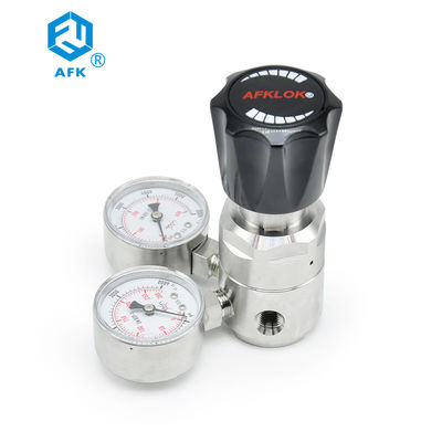 quality Miernik próżniowy 6000psi Regulator butli gazowej ze stali nierdzewnej 316 factory