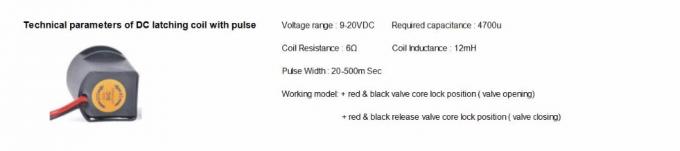 Membranowy magnetyczny zawór nawadniający AC24V do wody 3