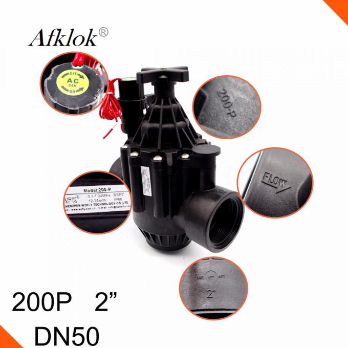 Membranowy magnetyczny zawór nawadniający AC24V do wody 4