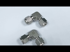 SS316 Double Ferrule Threaded Pipe Fitting Elbow 3000Psi