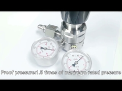 Chemical Lab Laboratory Female Connection End 70 bar Outlet Helium gas regulator for Helium Bottle