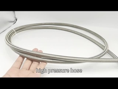 1/4 NPTF Płytka z stali nierdzewnej 316 wysokiego ciśnienia elastyczna hydrauliczna tlen gazu ziemnego