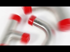 Wyposażenie rurowe z stali nierdzewnej o średniej objętości gazowej z połączeniem spawania i certyfikatem ISO9001 CE